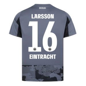 Fotbalové Dres Eintracht Frankfurt Hugo Larsson #16 Třetí Oblečení 2025-26 Krátký Rukáv